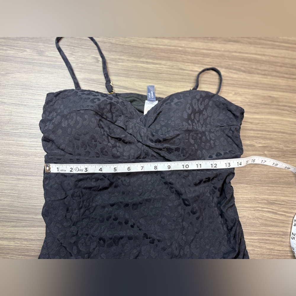 Crown & Ivy Black Tankini Size Large - Picture 6 of 7